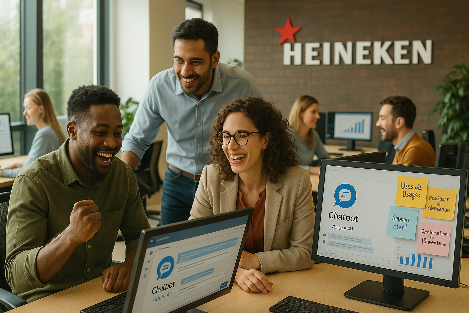 HEINEKEN Transforme son Interne avec les Technologies d’Intelligence Artificielle d’Azure